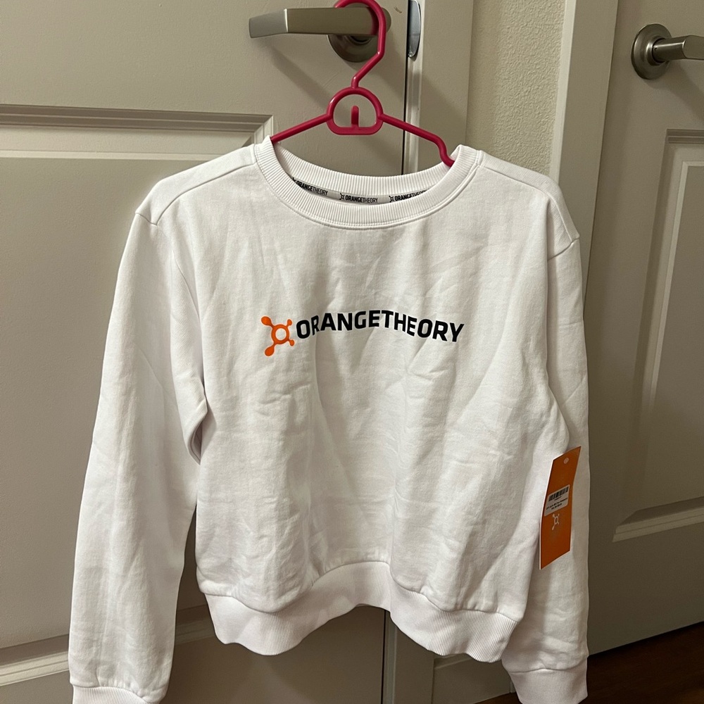 Orangetheory White Crewneck